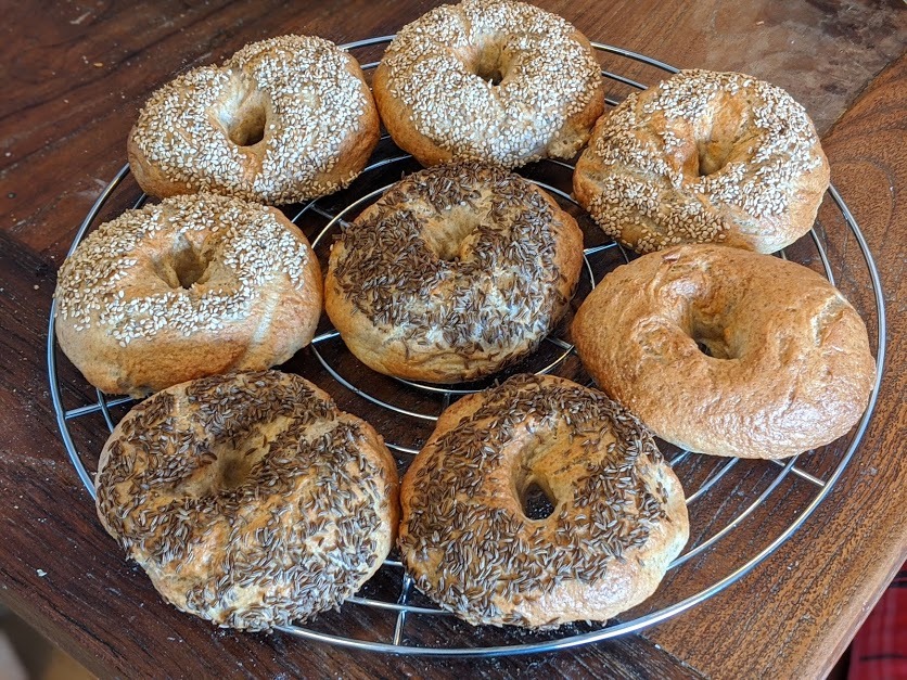 Emmer-Vollkorn-Bagels