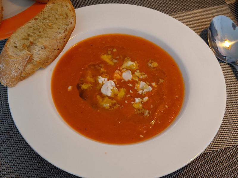 Geröstete Tomatensuppe